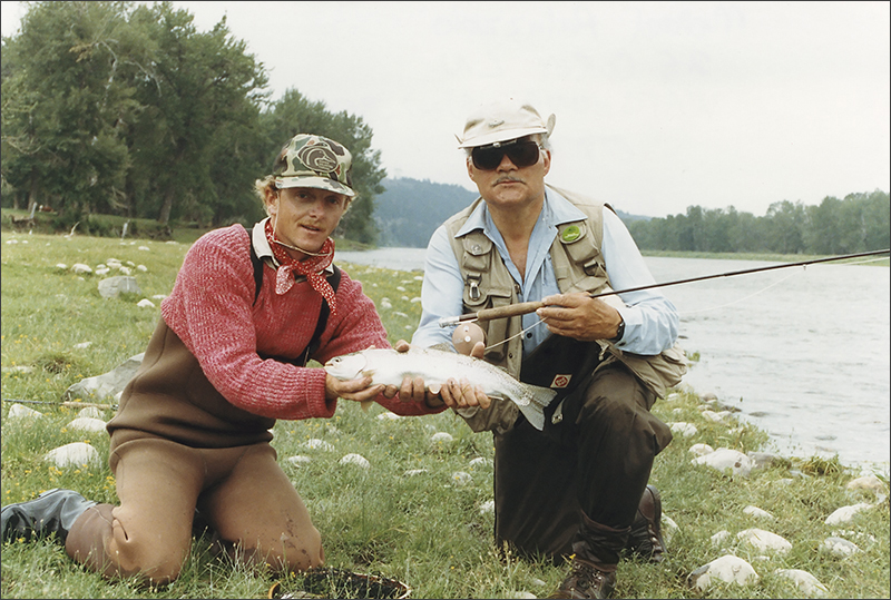 Guiding on Alberta's Bow River (1988)