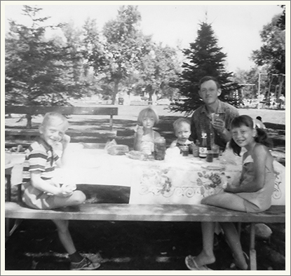 Henderson Lake picnic (ca. 1966)