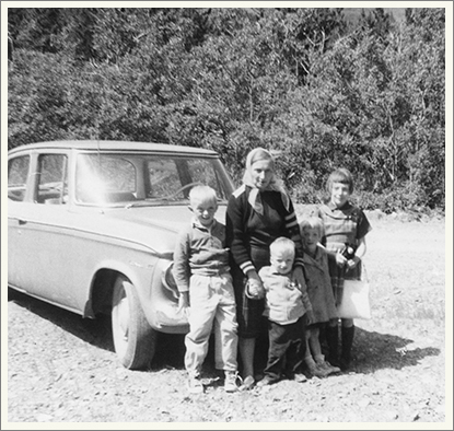 Our family visiting Waterton Lakes National Park (ca. 1965)