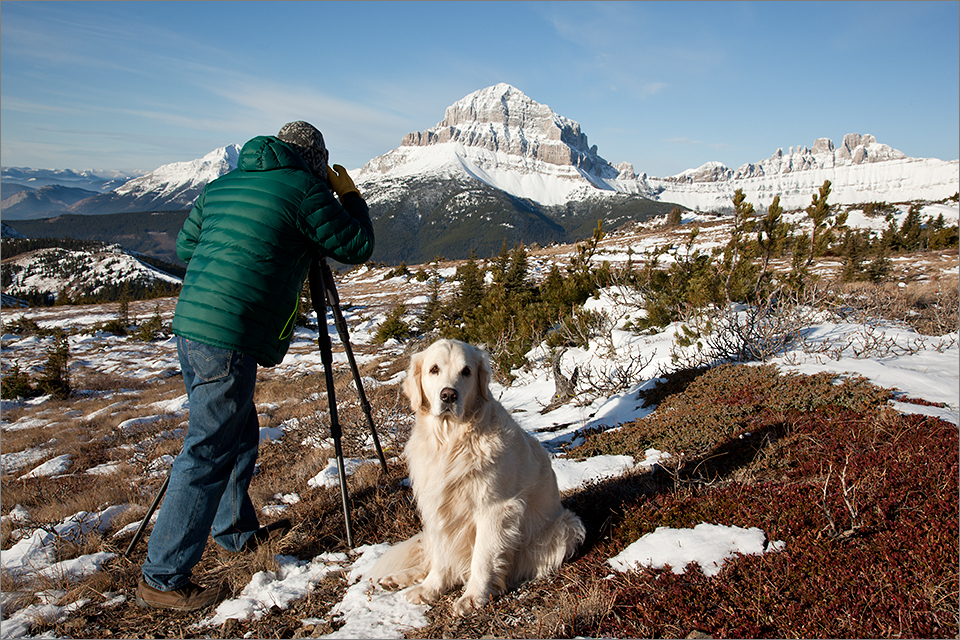 Photographing Crowsnest Mountain & the Seven Sisters