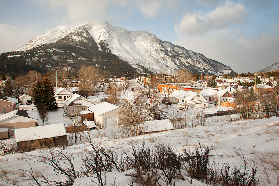 View of Bellevue, Crowsnest Pass