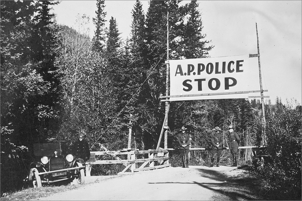 APP checkstop near Coleman, Alberta