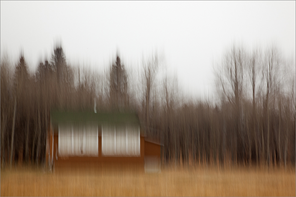 Old house on the edge of town