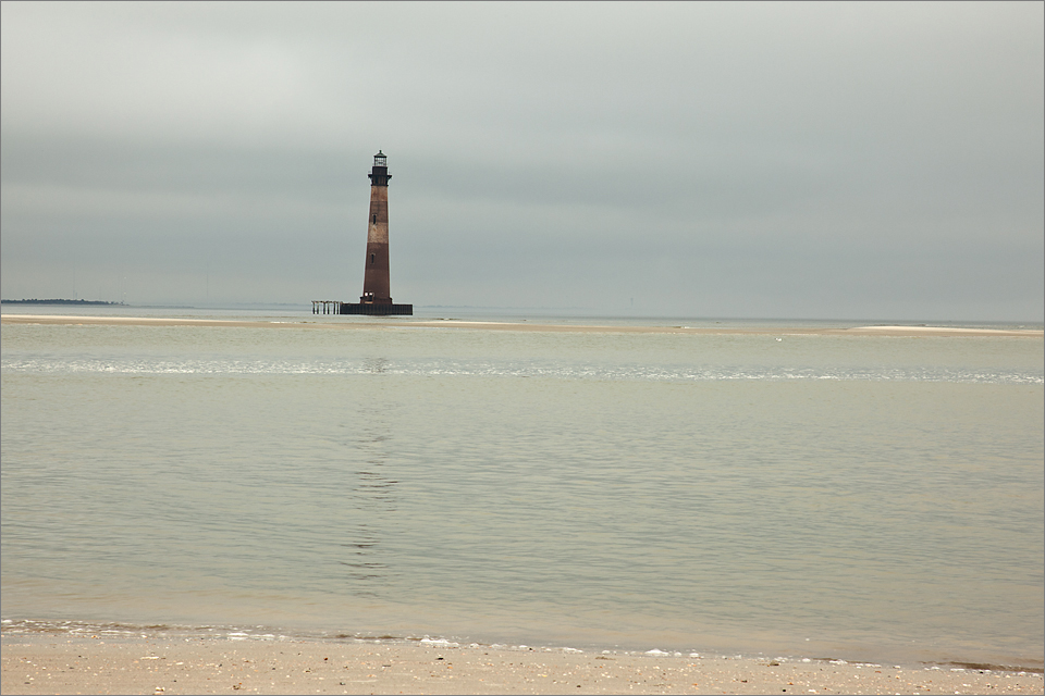 View of lighthouse from the beach