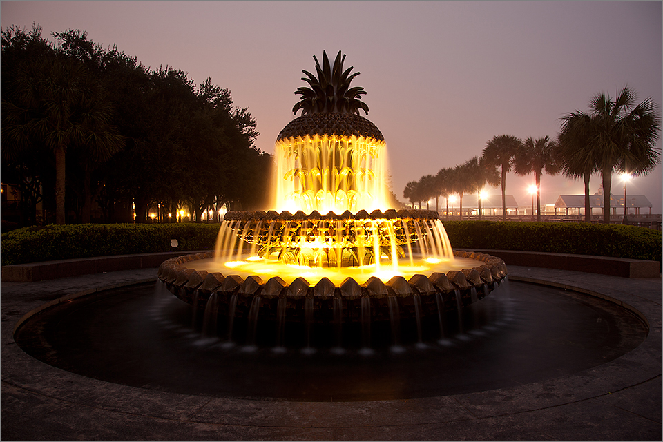 Pineapple Fountain – Waterfront Park, Charleston